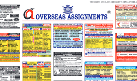 assignment abroad times 28th May 2025