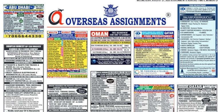 assignment abroad times 06th Sept 202